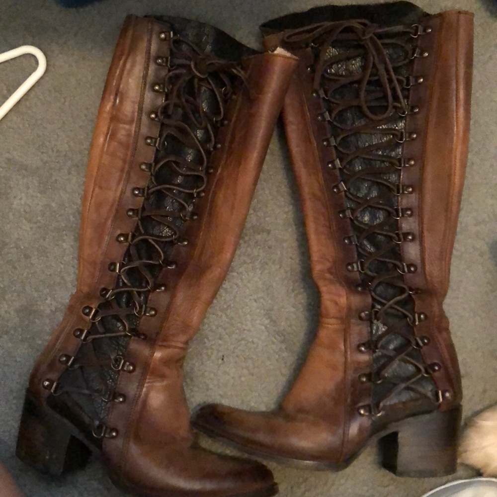 Free bird lace up boots - Steve Madden